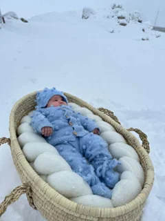 ست دستبافت موهر ایتالیایی
