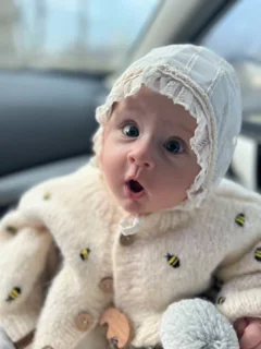 ژاکت دستبافت موهر ایتالیایی زنبور
